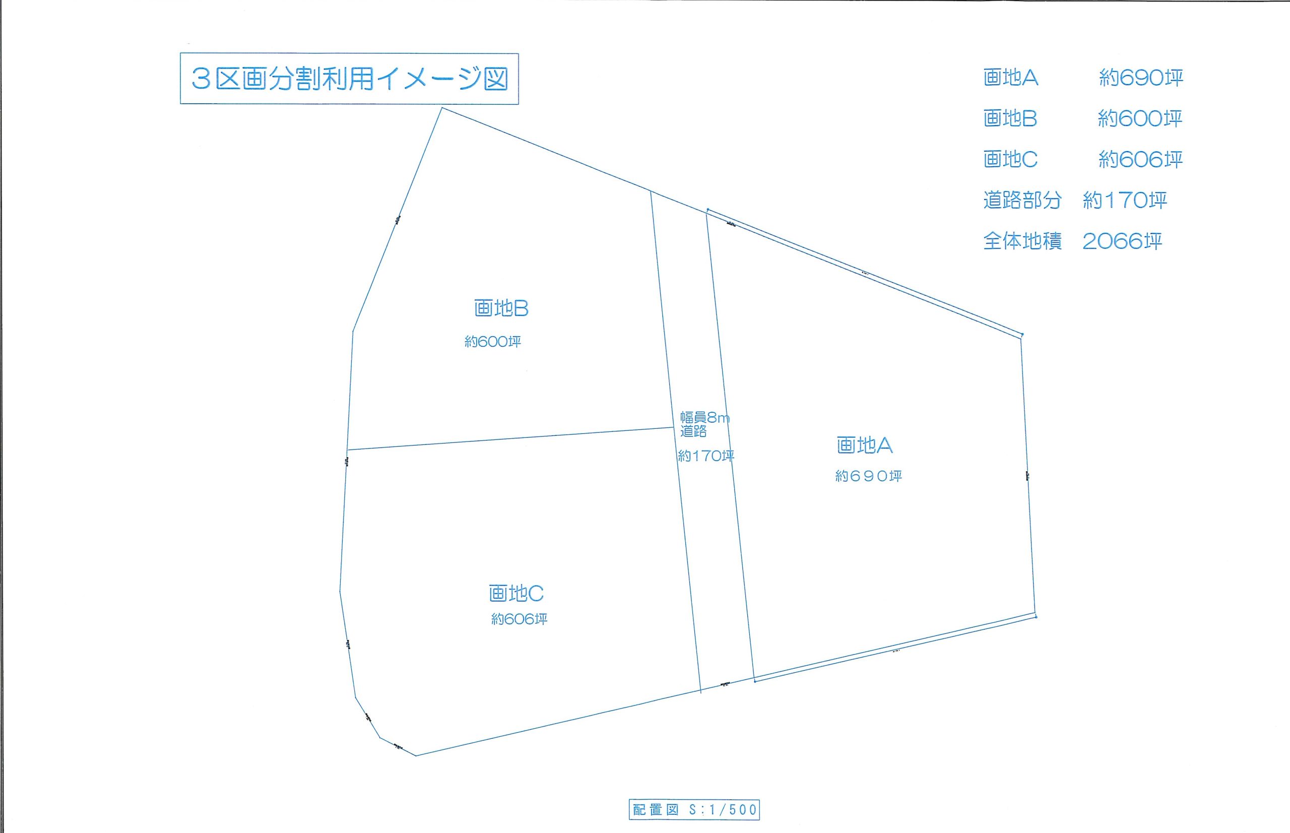 事業用借地　都城市都島町２０００坪 (分割利用はご相談ください）