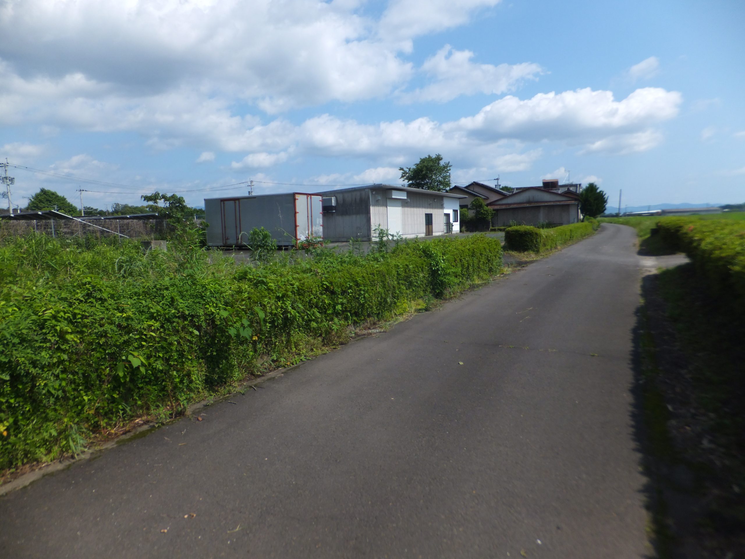 丸谷町　売事業用土地建物　580万　眺望抜群！