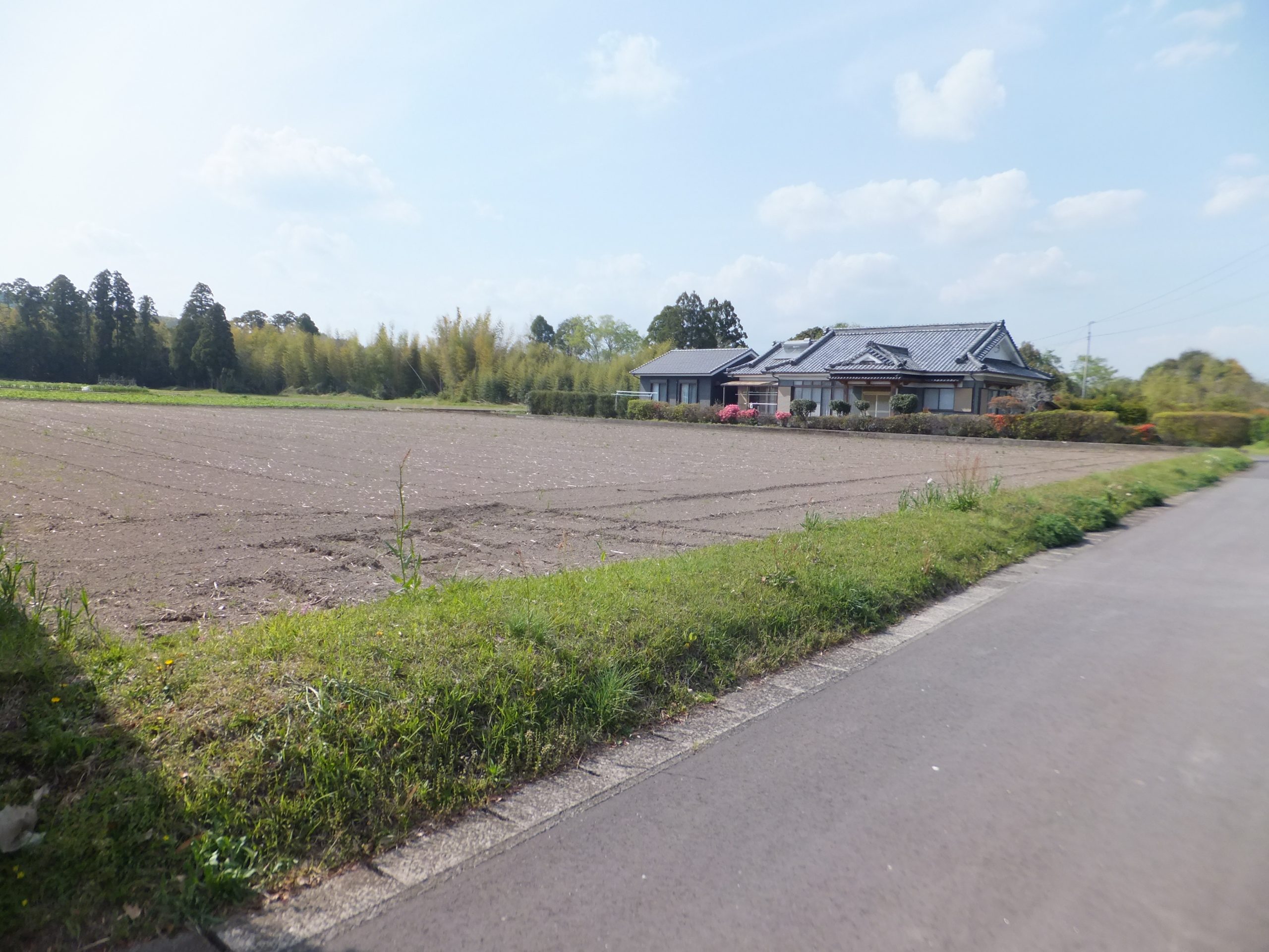 売土地 横市町622.56坪 623万 宅地、福祉事業施設用地など向き