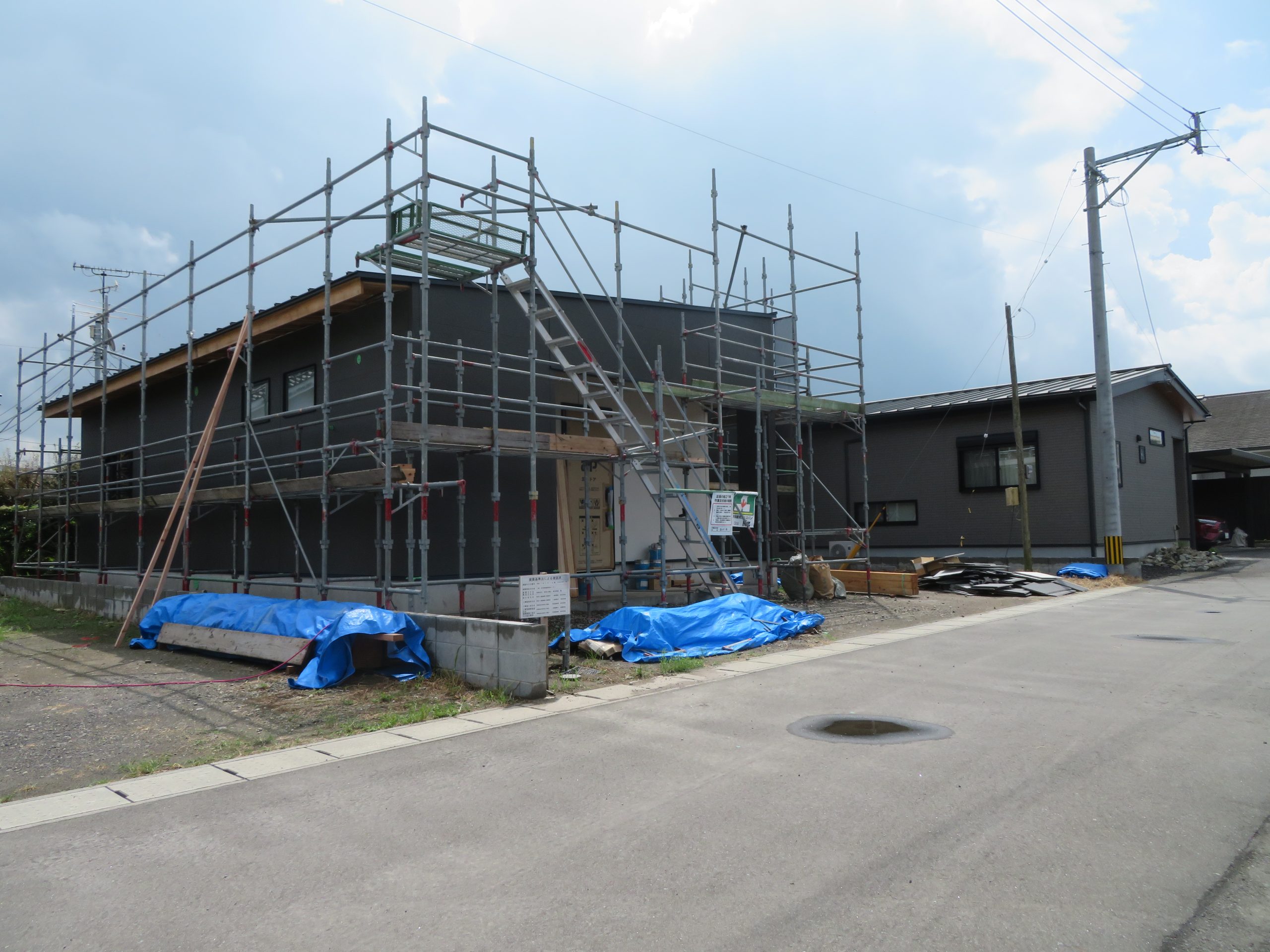 高城町　新築建売住宅　3LDK　2300万円(予定）足場が取れました！