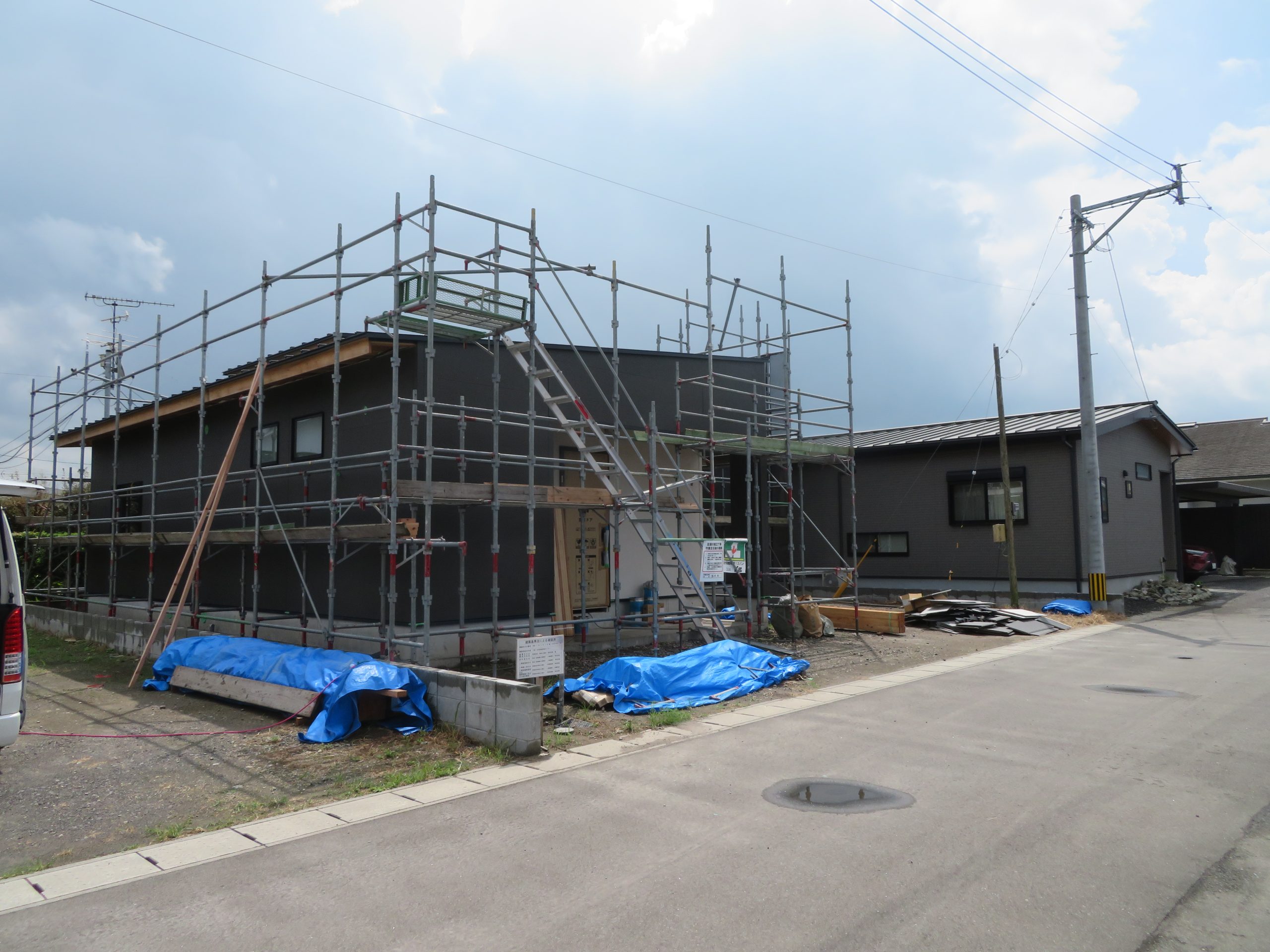 高城町　新築建売住宅　3LDK　2300万円(予定）足場が取れました！