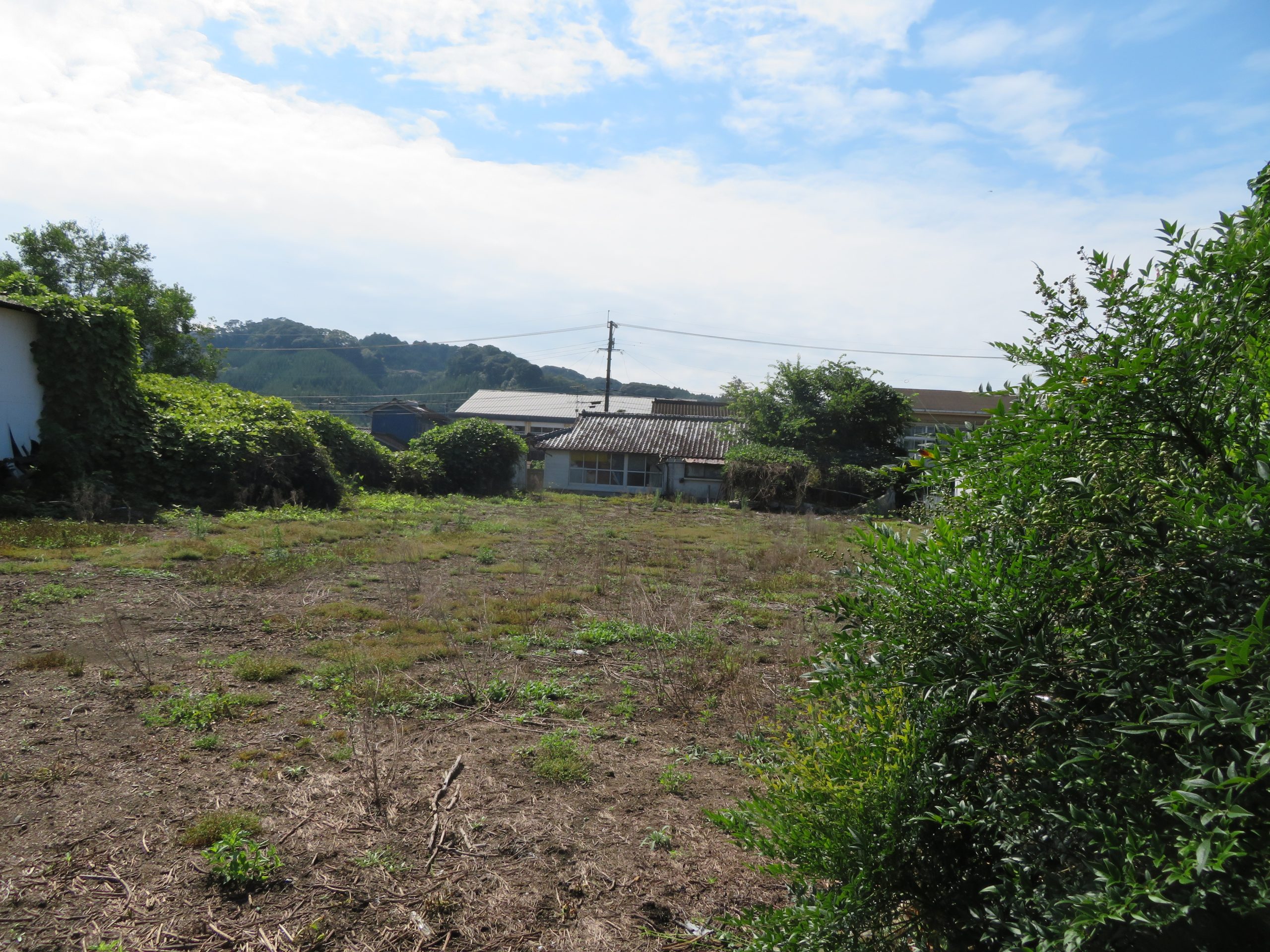 【都城市高城町有水】広々1225㎡（約370坪）の売土地｜有水小学校すぐそば